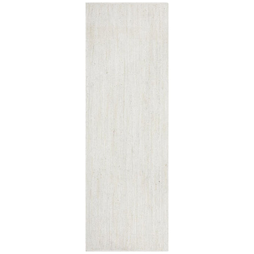 Bagli White Chunky Jute Runner Rug, Rugs, Ozark Home 