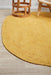 Bagli Yellow Oval Chunky Jute Rug, Rugs, Ozark Home 