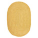 Bagli Yellow Oval Chunky Jute Rug, Rugs, Ozark Home 