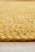 Bagli Yellow Oval Chunky Jute Rug, Rugs, Ozark Home 