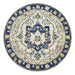 Bursa Navy Round Floral Medallion Vintage Rug, Rugs, Ozark Home 