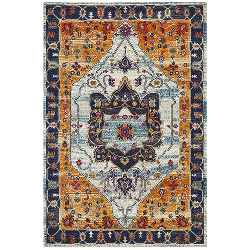 Bursa Rust Floral Medallion Vintage Rug, Rugs, Ozark Home 