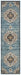 Bursa Baby Blue Floral Medallion Vintage Rug, Rugs, Ozark Home 