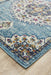 Bursa Baby Blue Floral Medallion Vintage Runner Rug, Rugs, Ozark Home 