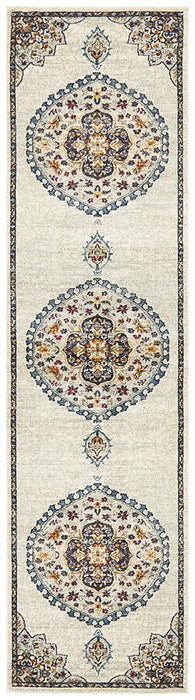 Bursa White Floral Medallion Vintage Rug, Rugs, Ozark Home 