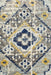 Bursa Navy Diamond Medallion Vintage Rug, Rugs, Ozark Home 