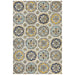 Bursa Blue Grid Medallion Vintage Rug, Rugs, Ozark Home 