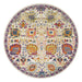 Bursa Multicoloured Round Floral Pattern Vintage Rug, Rugs, Ozark Home 