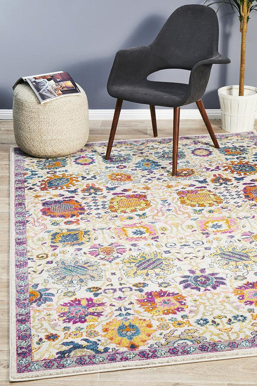 Bursa Multicoloured Floral Pattern Vintage Rug, Rugs, Ozark Home 