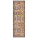 Bursa Multicoloured Floral Pattern Medallion Vintage Runner Rug, Rugs, Ozark Home 