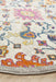 Bursa Multicoloured Round Floral Garden Medallion Vintage Rug, Rugs, Ozark Home 