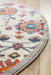 Bursa Multicoloured Round Floral Garden Medallion Vintage Rug, Rugs, Ozark Home 