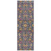 Bursa Blue Floral Garden Medallion Vintage Runner Rug, Rugs, Ozark Home 