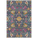 Bursa Blue Floral Garden Medallion Vintage Rug, Rugs, Ozark Home 