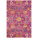 Bursa Fuchsia Floral Garden Medallion Vintage Rug, Rugs, Ozark Home 