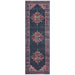 Bursa Navy & Pink Floral Medallion Vintage Runner Rug, Rugs, Ozark Home 