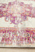 Bursa Pink & Cream Floral Medallion Vintage Rug, Rugs, Ozark Home 
