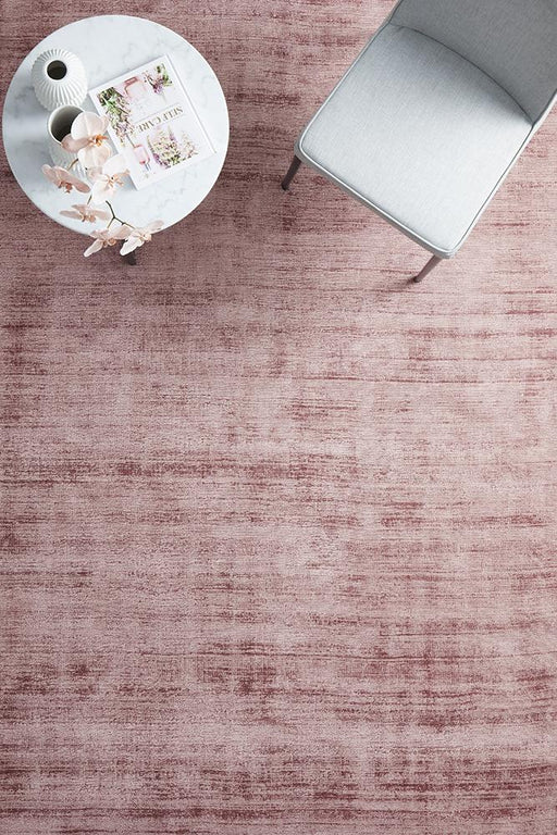 Ballari Blush Handloom Viscose Contemporary Rug, Rugs, Ozark Home 