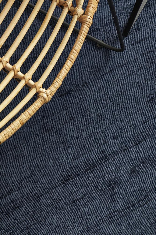 Ballari Denim Handloom Viscose Contemporary Rug, Rugs, Ozark Home 