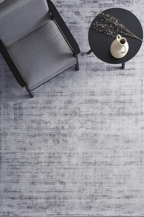 Ballari Grey Handloom Viscose Contemporary Rug, Rugs, Ozark Home 