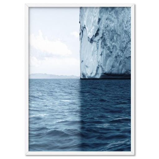 Sea, Ocean, Sky & Glacier - Art Print, Wall Art, Ozark Home 