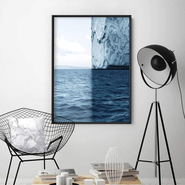 Sea, Ocean, Sky & Glacier - Art Print, Wall Art, Ozark Home 