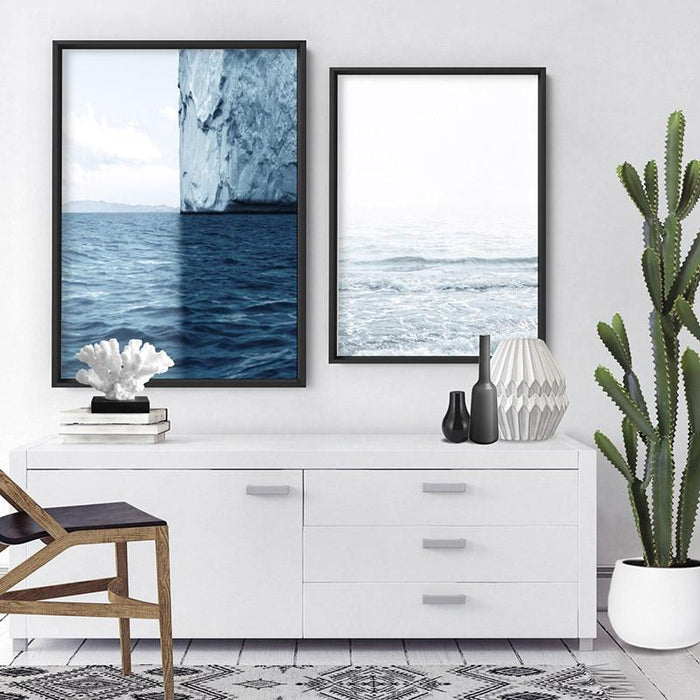 Sea, Ocean, Sky & Glacier - Art Print, Wall Art, Ozark Home 