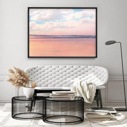 Pastel Candy Beach Horizon - Art Print, Wall Art, Ozark Home 