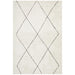 Battice Ivory Diamond Geometric Contemporary Rug, Rugs, Ozark Home 