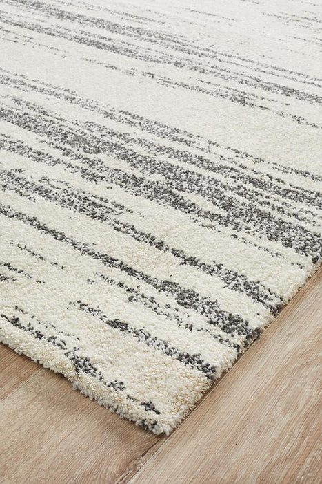 Battice Charcoal Abstract Line Contemporary Rug, Rugs, Ozark Home 