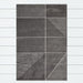 Battice Charcoal Geometric Print Contemporary Rug, Rugs, Ozark Home 