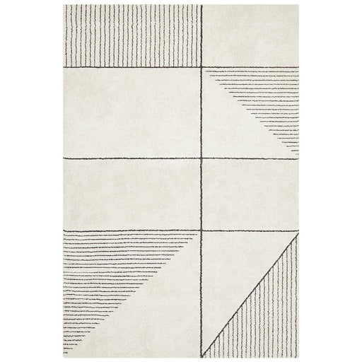 Battice Ivory Geometric Print Contemporary Rug, Rugs, Ozark Home 