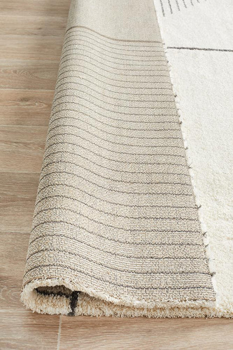 Battice Ivory Geometric Print Contemporary Rug, Rugs, Ozark Home 