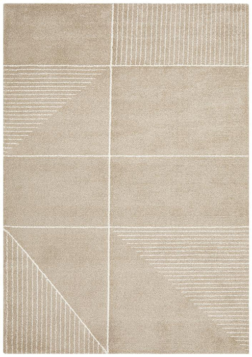 Battice Natural Geometric Print Contemporary Rug, Rugs, Ozark Home 