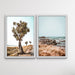 Back To The Beach - Two Piece Boho Beach Canvas or Art Print Set, Wall Art, Ozark Home 