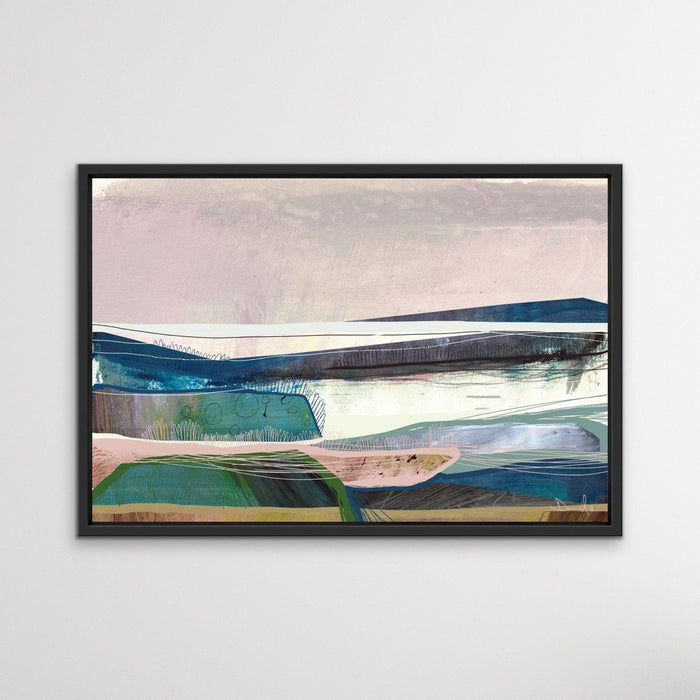 Bay - Abstract Landscape Print by Dan Hobday On Paper Or Canvas