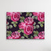 Bloom - Green and Pink Rose Stretched Canvas Print, Wall Art, Ozark Home 