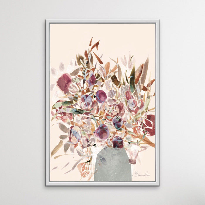 Blooms - Abstract Floral Print by Dan Hobday On Paper Or Canvas