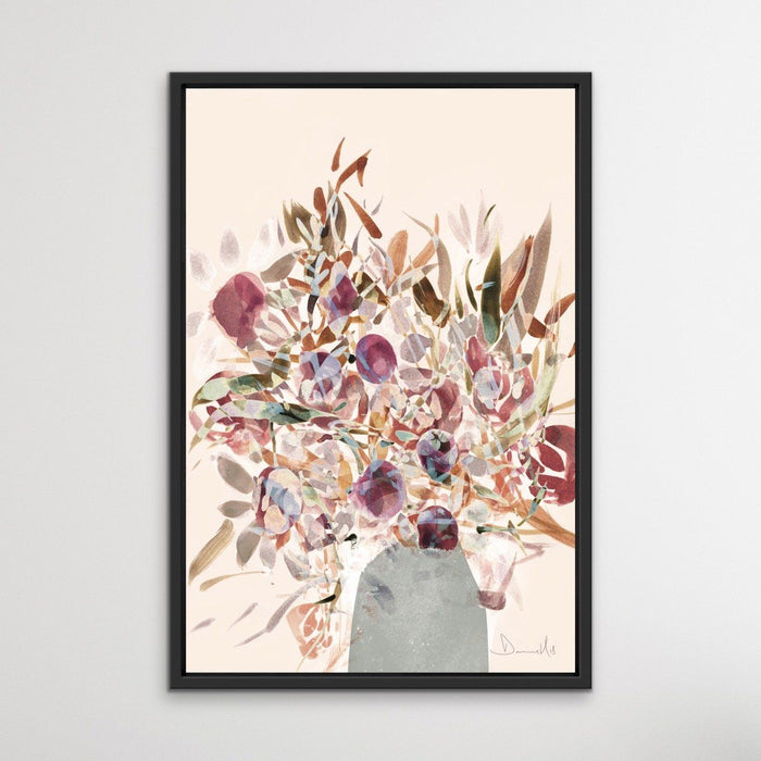 Blooms - Abstract Floral Print by Dan Hobday On Paper Or Canvas