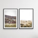 Blue Mountains and Kangaroo Wild - Two Piece Photographic Art Print Set, Wall Art, Ozark Home 