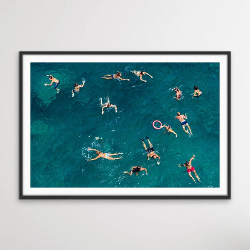 Blue Water Swim - Photographic Print of People Swimming By Carlo Tonti, Wall Art, Ozark Home 