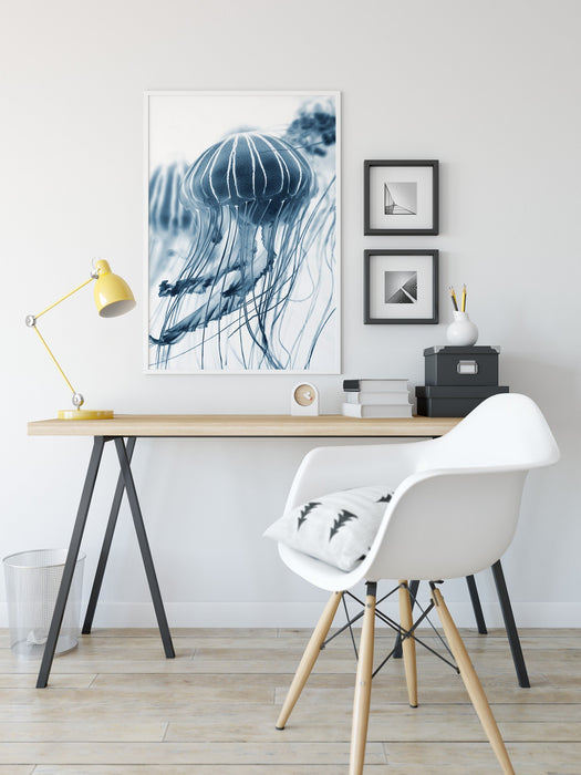 Bluebottle -  Stretched Canvas Wall Art Print Bluebottle Jellyfish, Wall Art, Ozark Home 