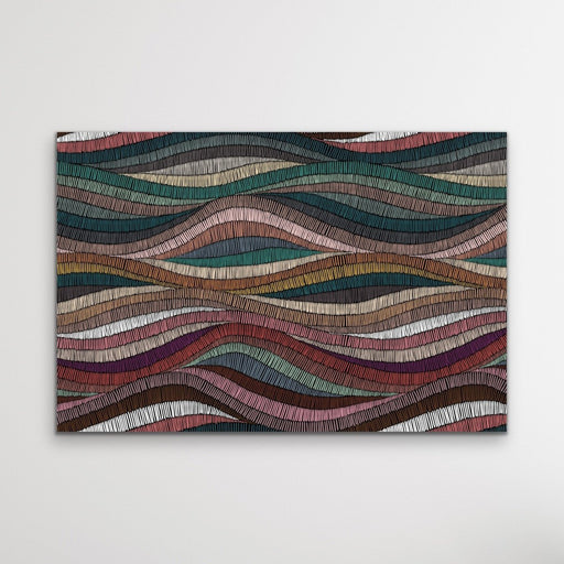 Bohemian Waves (Print One) - Beautiful Bohemian Style Coloured Print, Wall Art, Ozark Home 