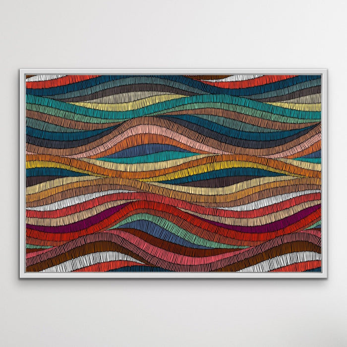 Bohemian Waves (Print Two) - Beautiful Bohemian Style Coloured Print