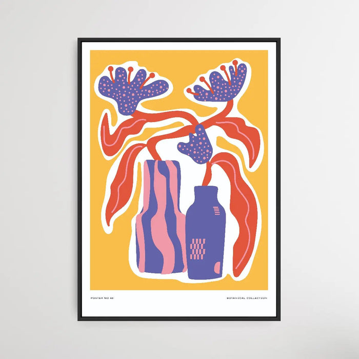 Botanical Collection Print 48 - Poster Style Colourful print