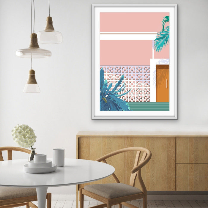 Breezeblocks Print One - Mid Century Modern Art Print