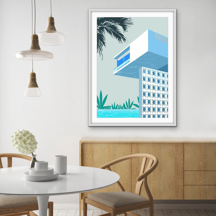 Breezeblocks Print Two - Mid Century Modern Art Print