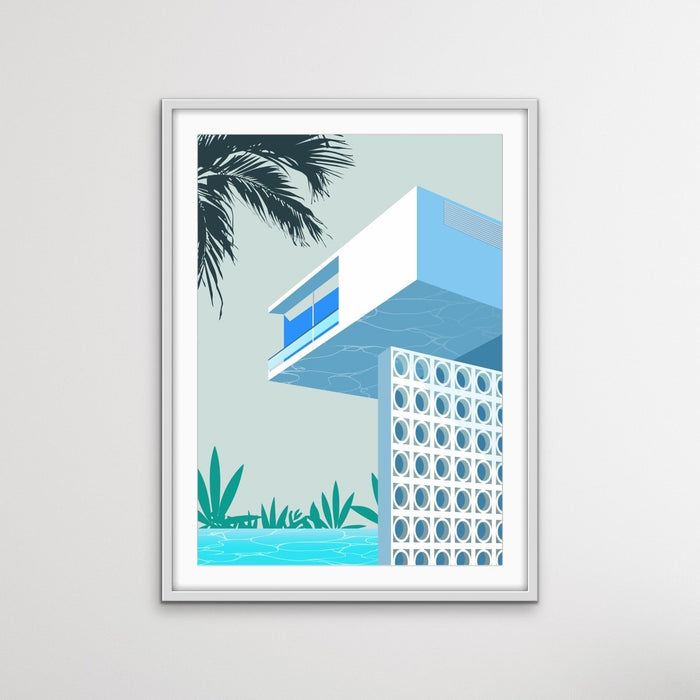 Breezeblocks Print Two - Mid Century Modern Art Print