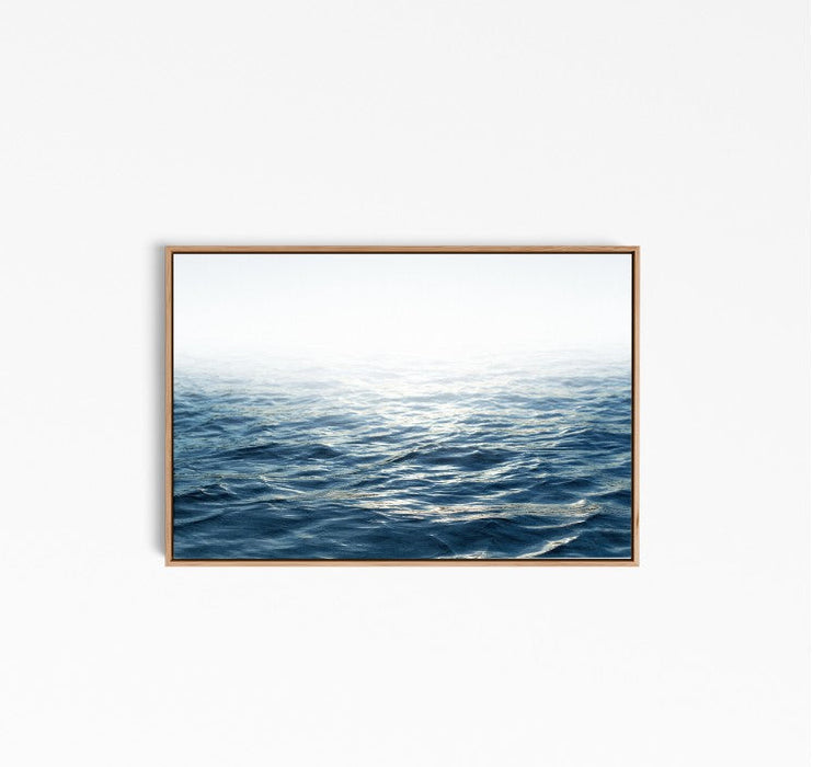 Bright Ocean - Photographic Ocean Wall Art Print for Hamptons Coastal Styling