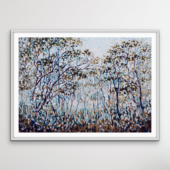 Bush Song - Original Abstract Australian Bush Nature Painting Stretched Canvas Wall Art Print, Wall Art, Ozark Home 